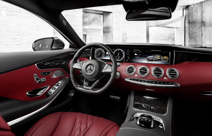 Mercedes S-Class Coupe inside